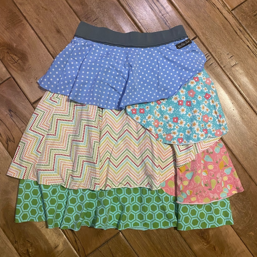 Matilda Jane Girls Size 14 Tabitha Tiered Skirt